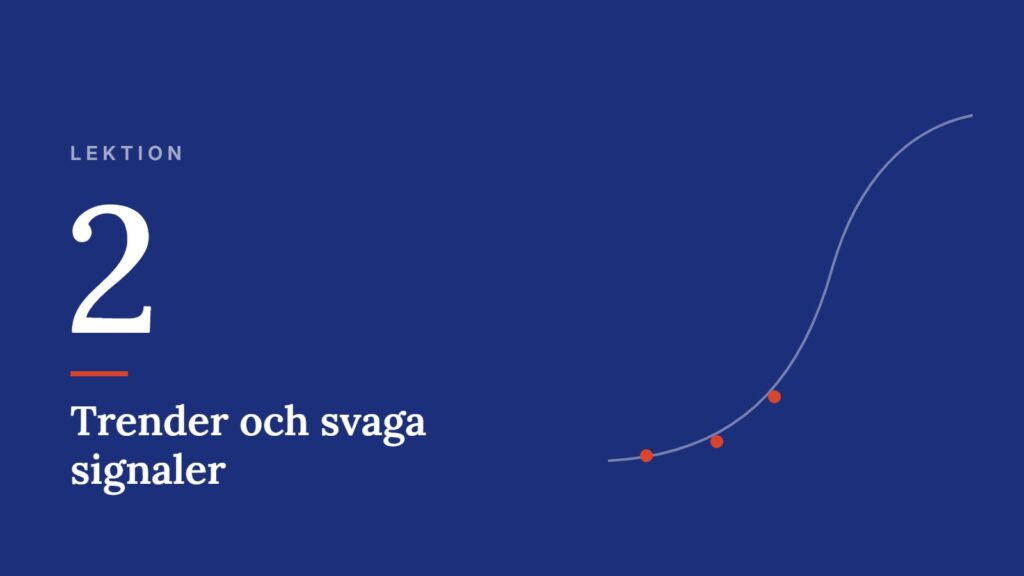 Lektion 2: Trender och svaga signaler